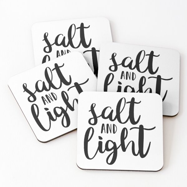 Item preview, Salt and Light Script designed and sold by themoodydecor.