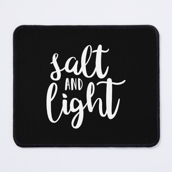 Item preview, Salt and Light Script White designed and sold by themoodydecor.