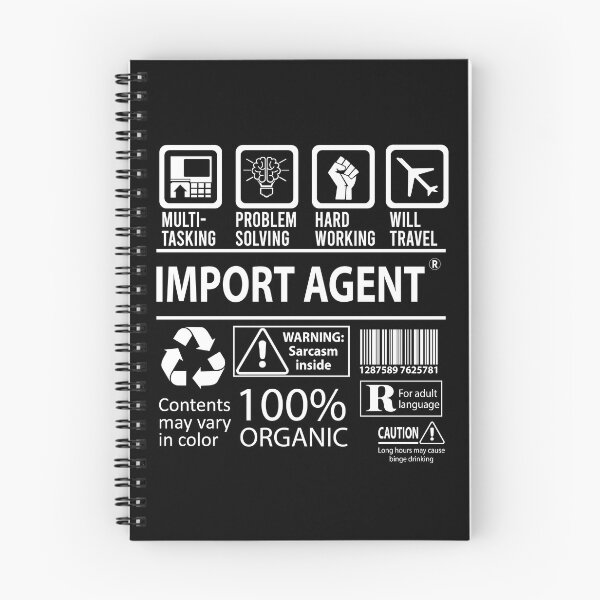 Item preview, Import Agent T Shirt - MultiTasking Certified Job Gift Item Tee designed and sold by oslandefren.