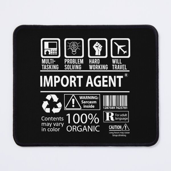Item preview, Import Agent T Shirt - MultiTasking Certified Job Gift Item Tee designed and sold by oslandefren.