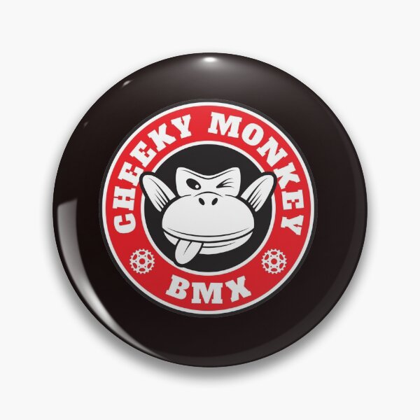Item preview, Cheeky Monkey BMX Monkoffee Red Sticker designed and sold by PhillipHummel.