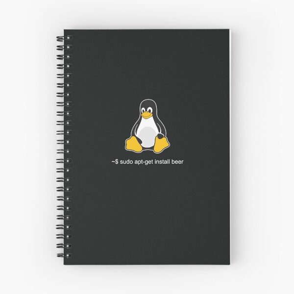 Item preview, Linux sudo tráeme una cerveza Pegatina designed and sold by SabineSpreitzer.