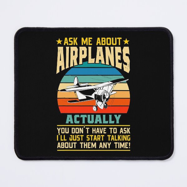 Item preview, Ask Me About Airplane Funny Pilot Aviator Plane Operator designed and sold by anthonymark14.