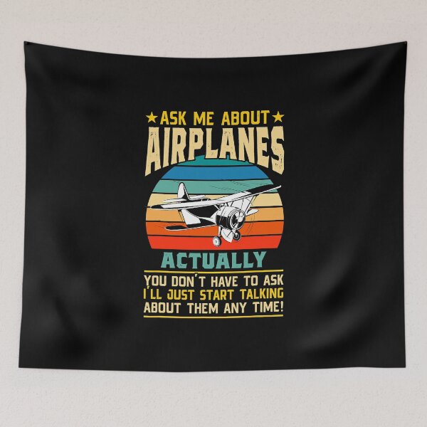 Item preview, Ask Me About Airplane Funny Pilot Aviator Plane Operator designed and sold by anthonymark14.
