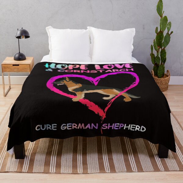 Item preview, Hope Love & Cornstarch Cure German Shepherd T-Shirt designed and sold by DeborahChav.