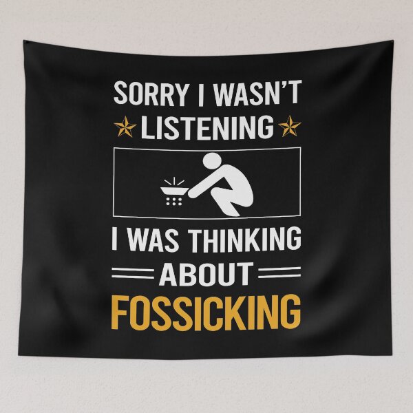 Item preview, Funny Listening Fossicking Fossick designed and sold by fatherbarliman.