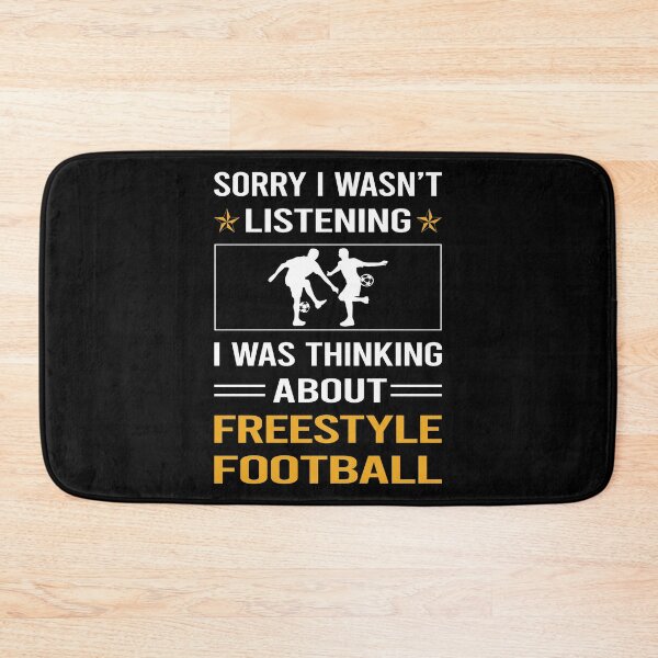Item preview, Funny Listening Freestyle Football designed and sold by fatherbarliman.