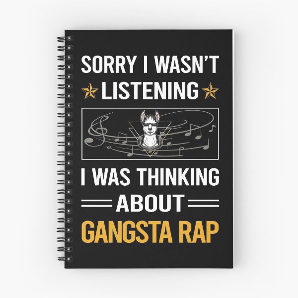 Item preview, Funny Listening Gangsta Rap Rapping Rapper designed and sold by fatherbarliman.