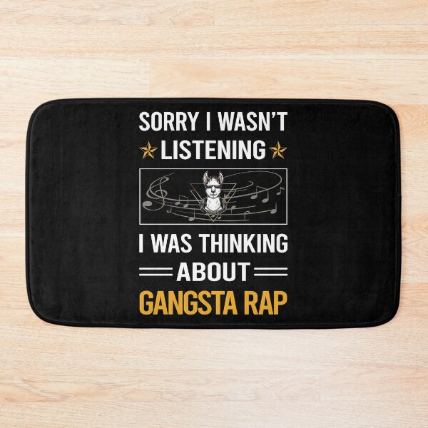 Item preview, Funny Listening Gangsta Rap Rapping Rapper designed and sold by fatherbarliman.