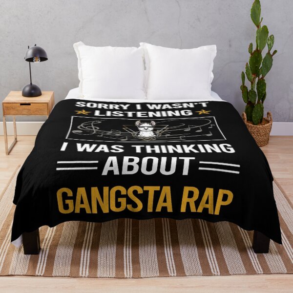 Item preview, Funny Listening Gangsta Rap Rapping Rapper designed and sold by fatherbarliman.