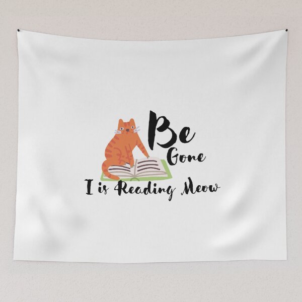 Item preview, Be Gone I Is Reading Meow Cat Reading A Book designed and sold by UglyBoyDesign.