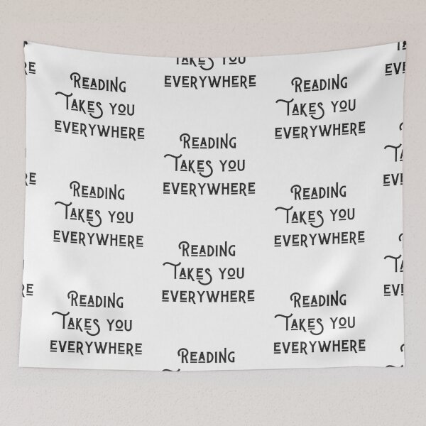 Item preview, Reading takes you everywhere designed and sold by EnlightParis.