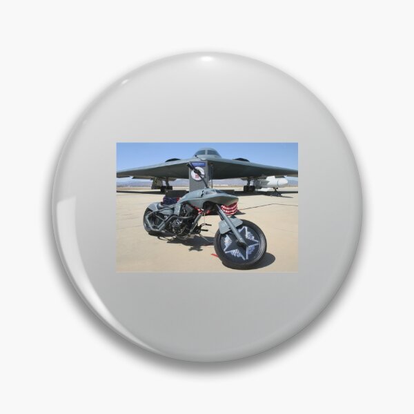 Item preview, B-2 Stealth bomber and bike   designed and sold by NonBasicshop.
