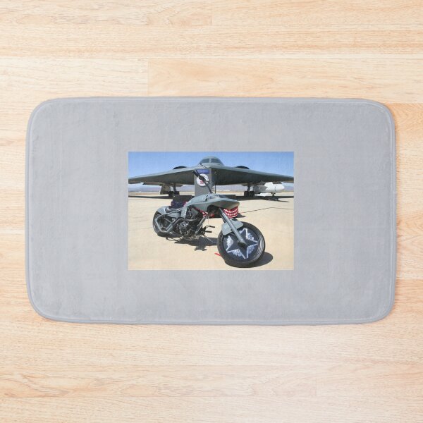 Item preview, B-2 Stealth bomber and bike   designed and sold by NonBasicshop.