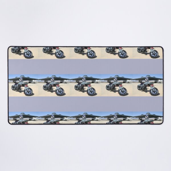 Item preview, B-2 Stealth bomber and bike   designed and sold by NonBasicshop.