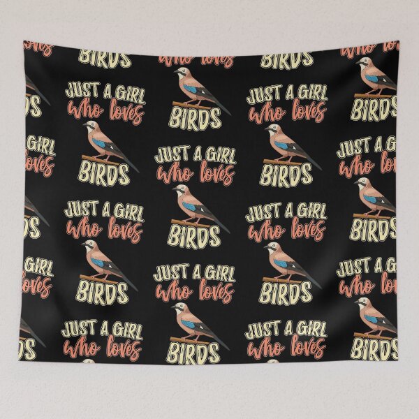 Item preview, Funny Just A Girl Who Loves Birds designed and sold by SweetTea4U.