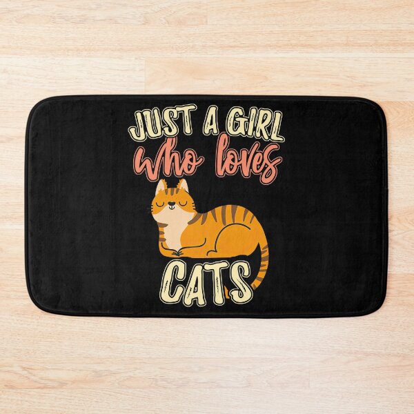 Item preview, Funny Just A Girl Who Loves Cats designed and sold by SweetTea4U.