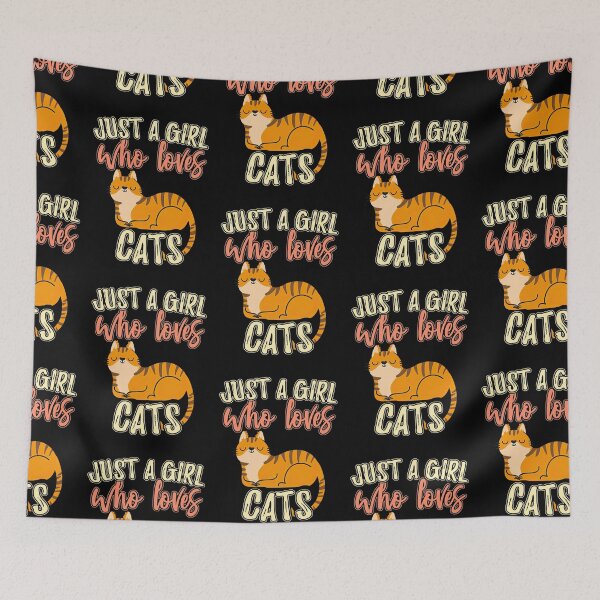 Item preview, Funny Just A Girl Who Loves Cats designed and sold by SweetTea4U.