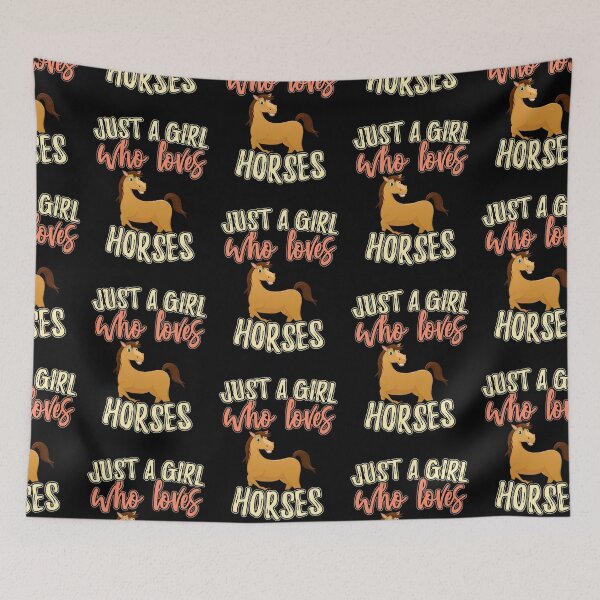 Item preview, Funny Just A Girl Who Loves Horses designed and sold by SweetTea4U.