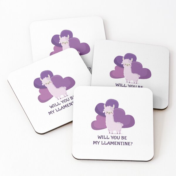 Item preview, Will You Be My Llamentine? designed and sold by Peach-Design.