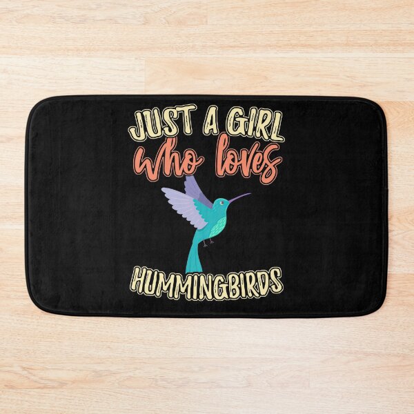 Item preview, Funny Just A Girl Who Loves Hummingbirds designed and sold by SweetTea4U.