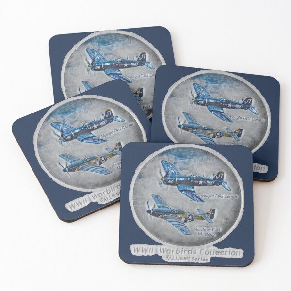Item preview, F4U CORSAIR and P-51 MUSTANG   designed and sold by NonBasicshop.