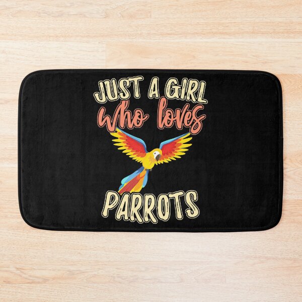Item preview, Funny Just A Girl Who Loves Parrots designed and sold by SweetTea4U.