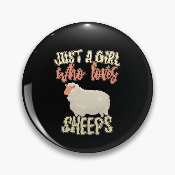 Item preview, Funny Just A Girl Who Loves Sheeps designed and sold by SweetTea4U.