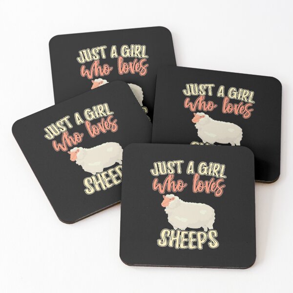 Item preview, Funny Just A Girl Who Loves Sheeps designed and sold by SweetTea4U.