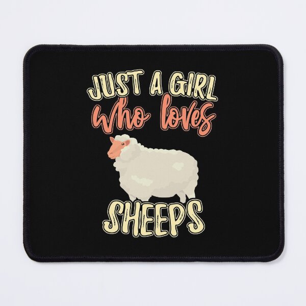 Item preview, Funny Just A Girl Who Loves Sheeps designed and sold by SweetTea4U.
