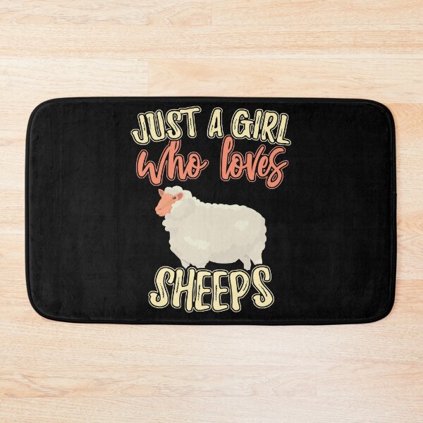 Item preview, Funny Just A Girl Who Loves Sheeps designed and sold by SweetTea4U.