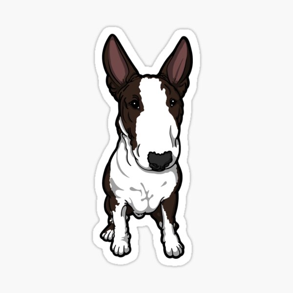 Auto Aufkleber Bull Terrier Miniature 🔥 ohne Hintergrund, kleine