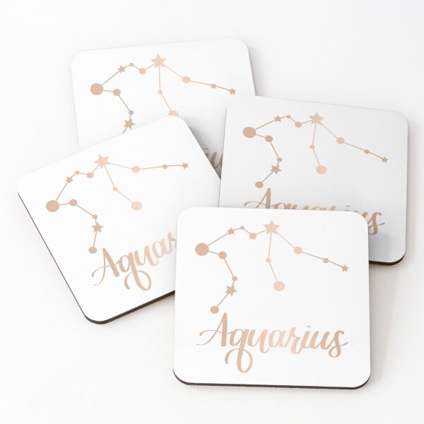 Item preview, Aquarius Zodiac Constellation in Rose Gold designed and sold by Kelly Leung.