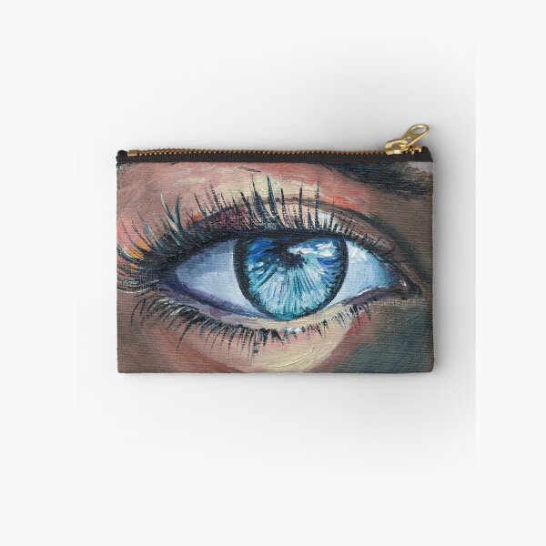 Item preview, Blue Woman Eye Oil Painting Print designed and sold by NatalyMak.