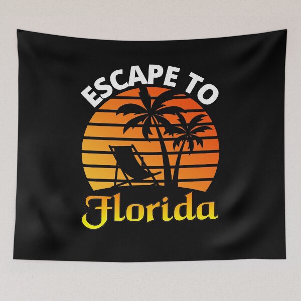 Item preview, Retro Escape To Florida I Need The Beach Please designed and sold by RGRamsey.