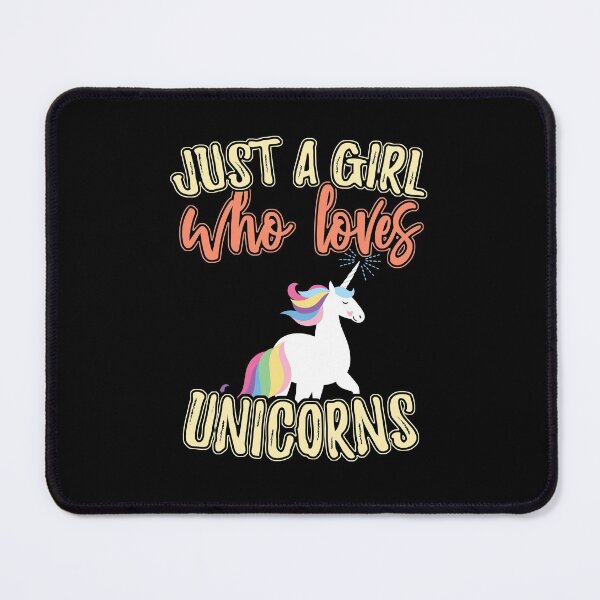 Item preview, Funny Just A Girl Who Loves Unicorns designed and sold by SweetTea4U.