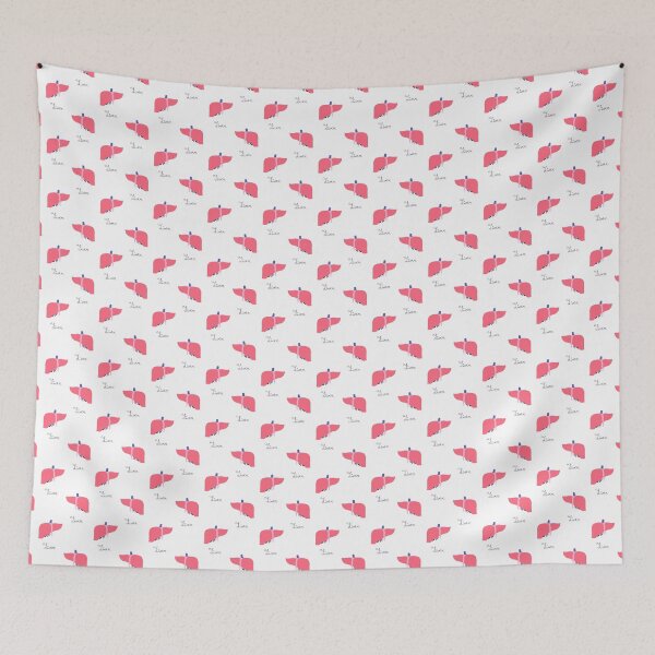 Item preview, human liver pattern designed and sold by zizimentos.
