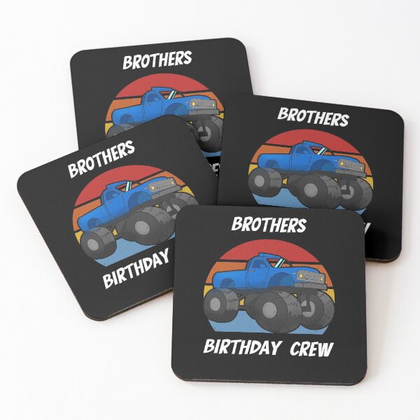 Item preview, Brothers Birthday Crew. Birthday Boy Monster Truck design for boys.  designed and sold by 5lav.
