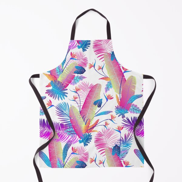 Item preview, Pink neon tropical leaves of palm designed and sold by IrinaVaneeva.