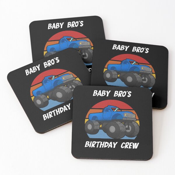 Item preview, Baby Bro's Birthday Crew. Birthday Boy Monster Truck design for boys.  designed and sold by 5lav.