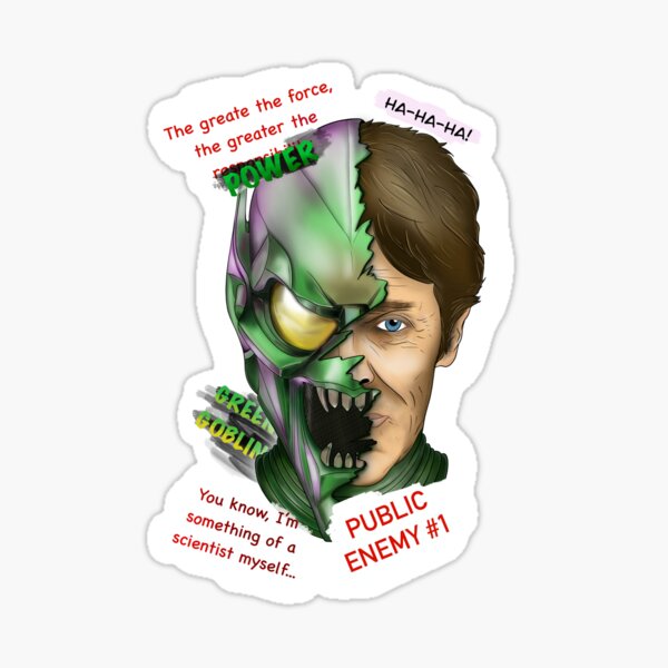 Duende Verde Gabri (Squints at u eyes) Sticker for Sale by