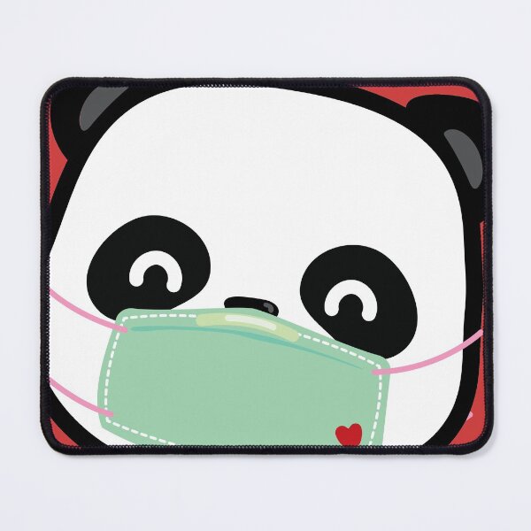 Item preview, Cute cartoon Panda head with face mask designed and sold by Somdul.