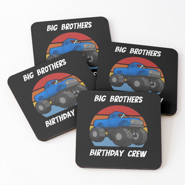 Item preview, Big Brothers Birthday Crew. Birthday Boy Monster Truck design for boys.  designed and sold by 5lav.
