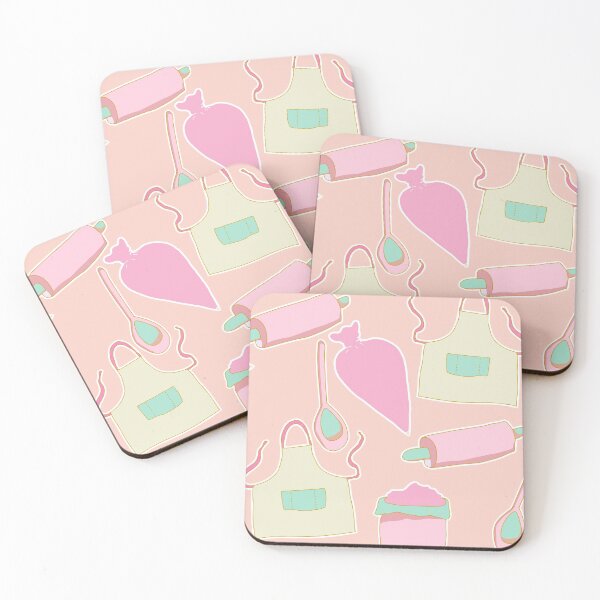 Item preview, Pink Baking Goods Pastel Pattern designed and sold by 22tenDesign.