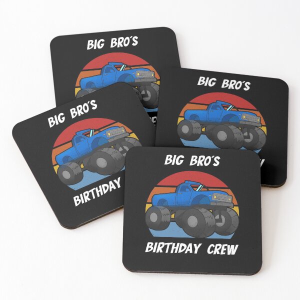 Item preview, Big Bro's Birthday Crew. Birthday Boy Monster Truck design for boys.  designed and sold by 5lav.