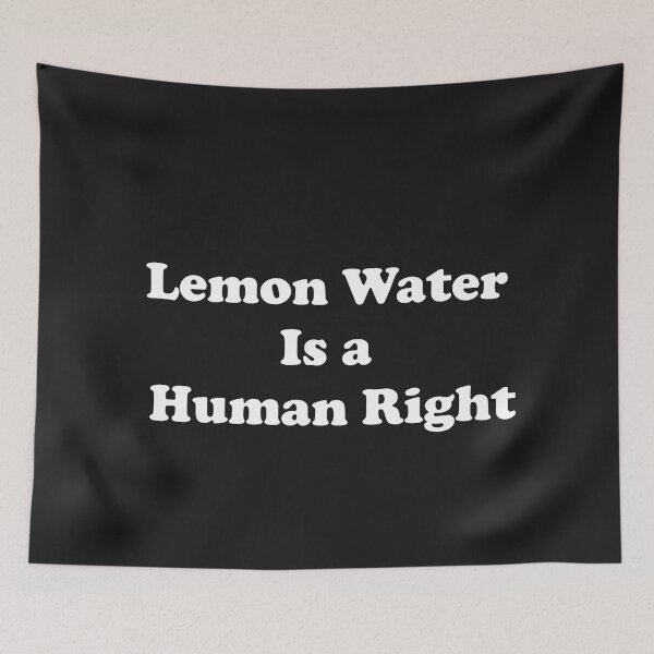 Item preview, Lemon Water is Human Right designed and sold by ProtonProject.