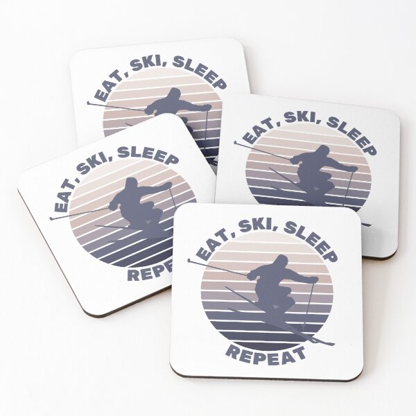 Item preview, Eat, ski, sleep and repeat  designed and sold by Creative Life.