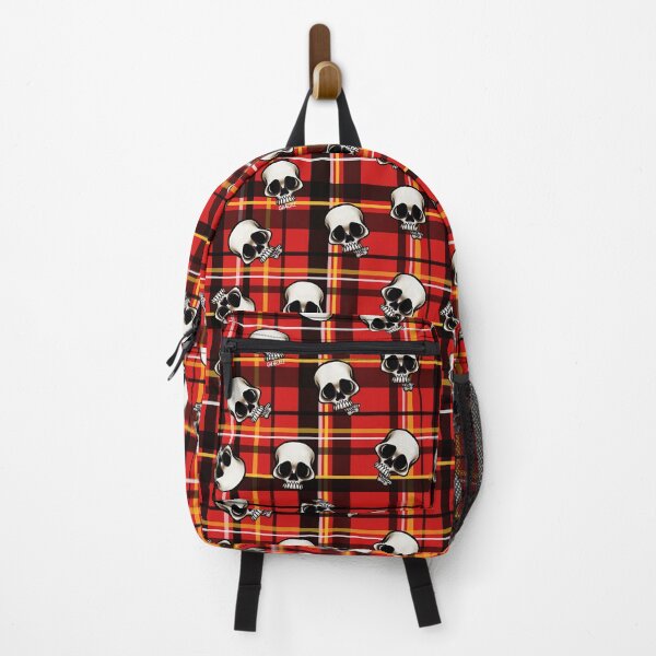 Item preview, Skull Plaid (Red Version) designed and sold by JanGrackle.