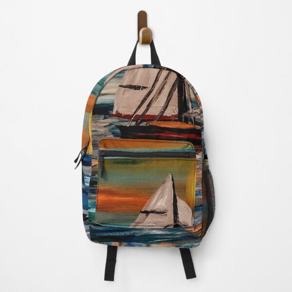 Item preview, Sailing ship in the open ocean at sunset designed and sold by kkartwork.