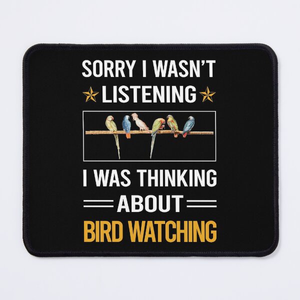 Item preview, Funny Listening Bird Watching Birds Birdwatching Birdwatcher Ornithology Birding designed and sold by jiggleterrified.